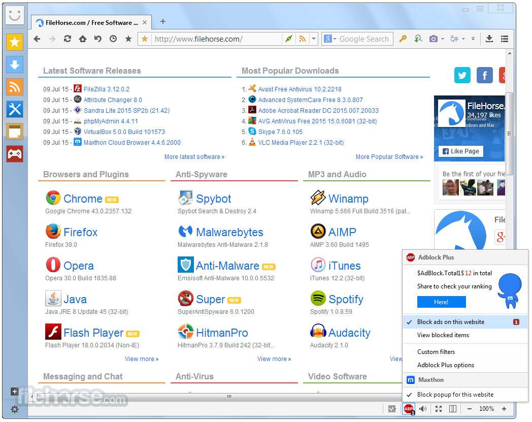 Maxthon Browser For Windows Xp